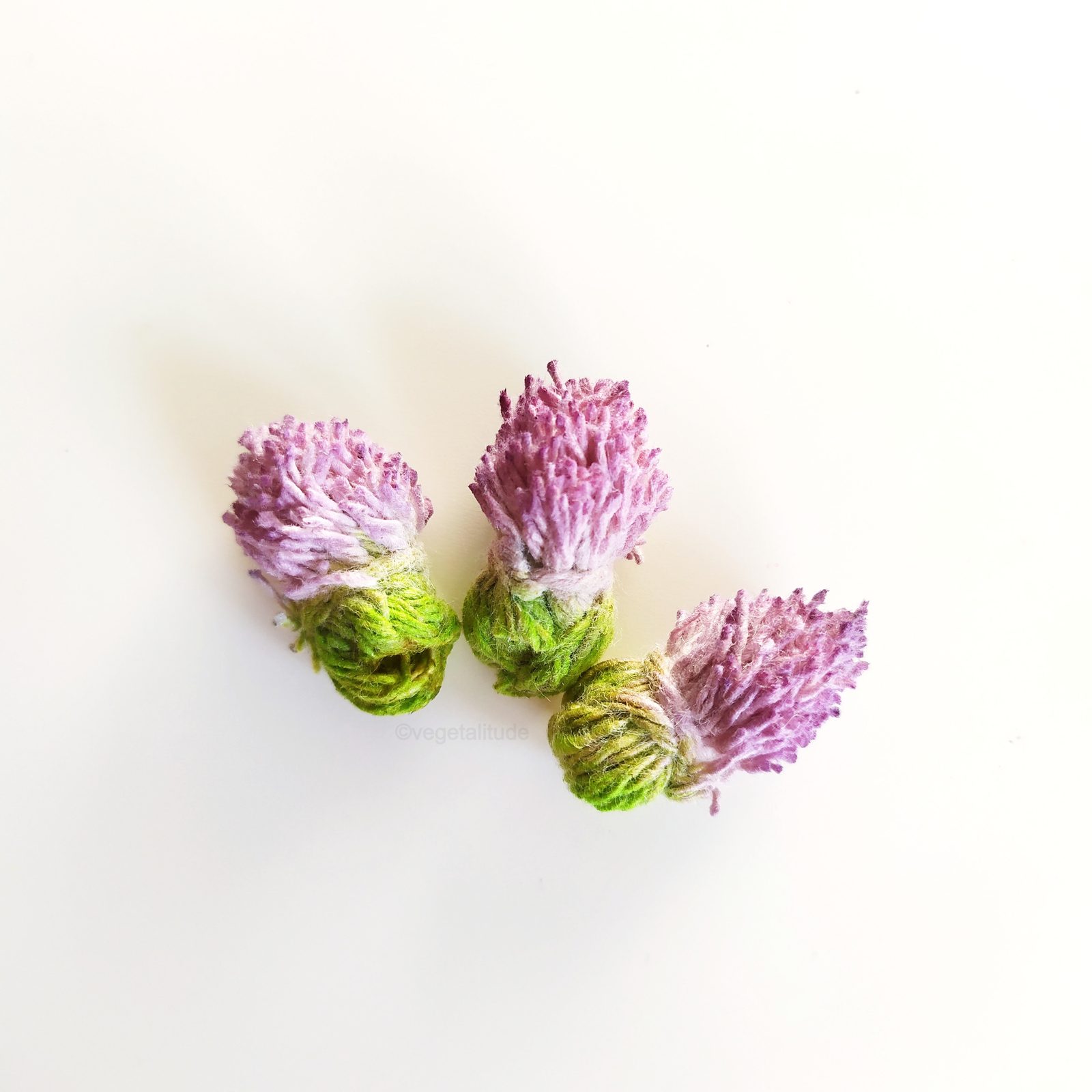 fleurs de trèfle en fil