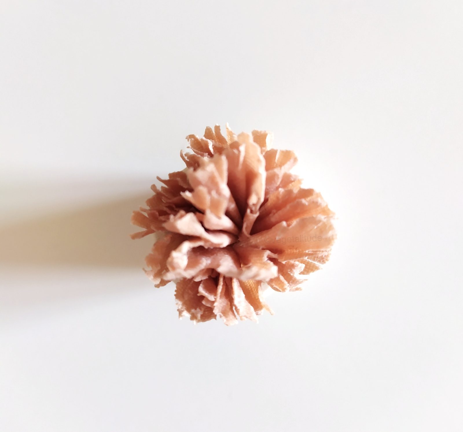 fleur d'œillet en tissu