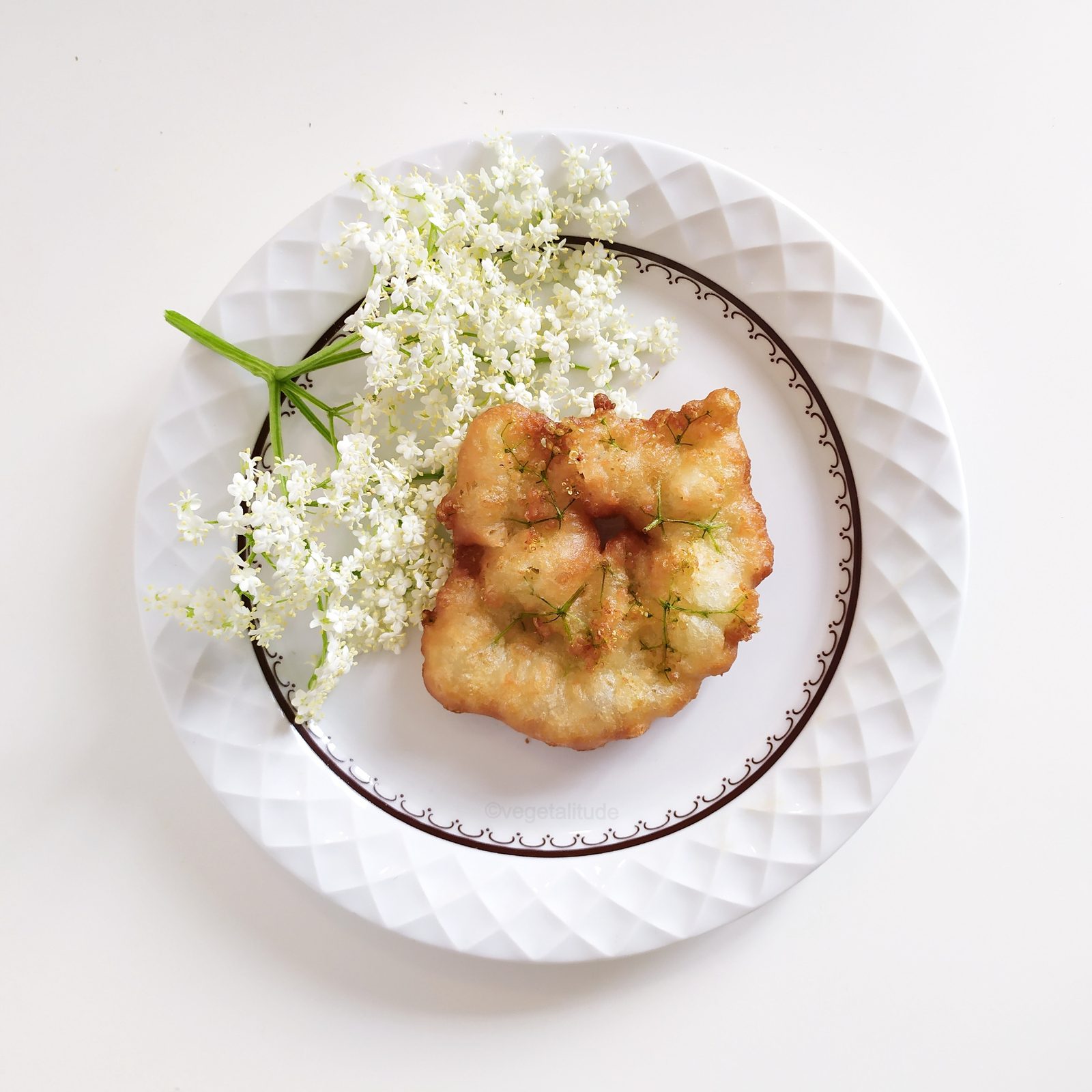 beignet de fleurs de sureau noir