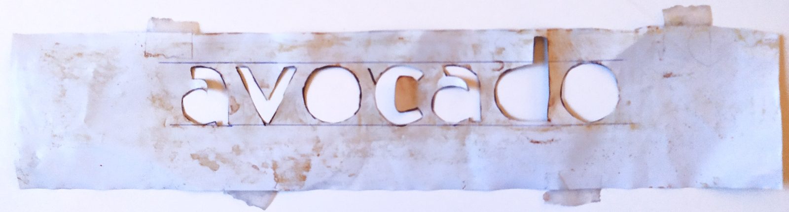 pochoir avocado