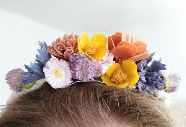 Fleurs en tissu