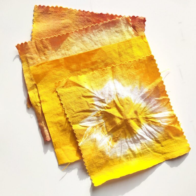 Teinture au curcuma