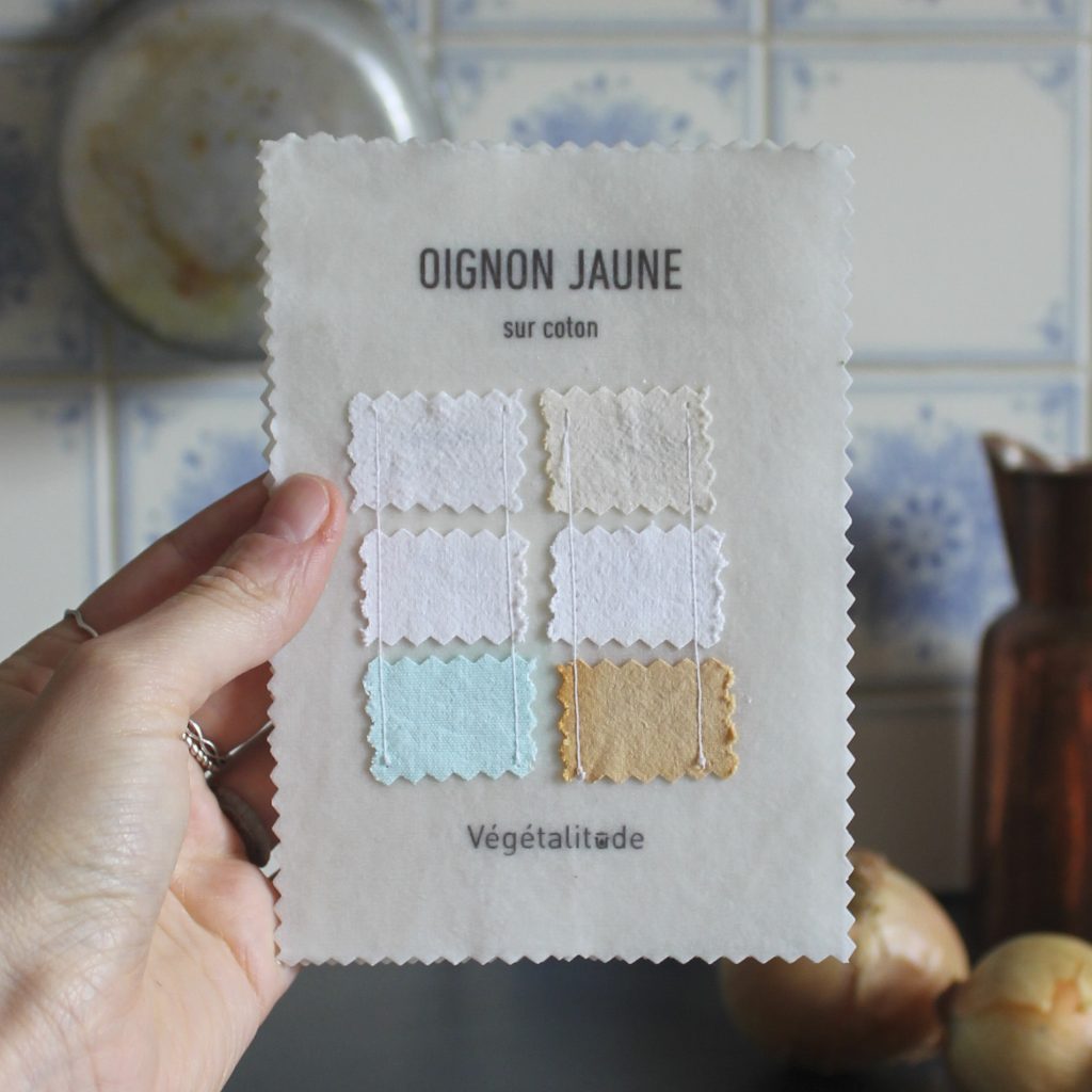 petit nuancier coton oignon